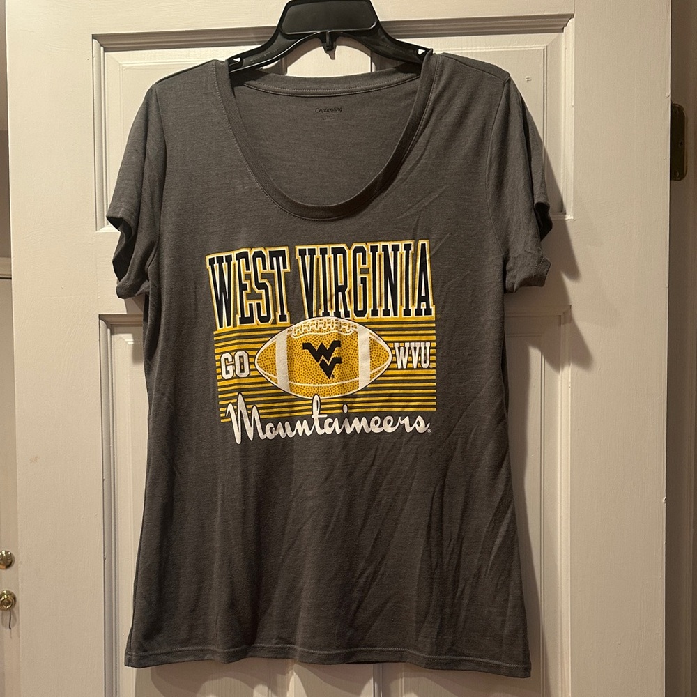West Virginia Mountaineers Charcoal Tee
